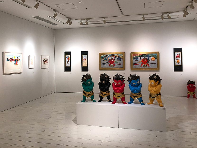 2018年夏に六本木ヒルズで開催された瀧下さんの展覧会の模様